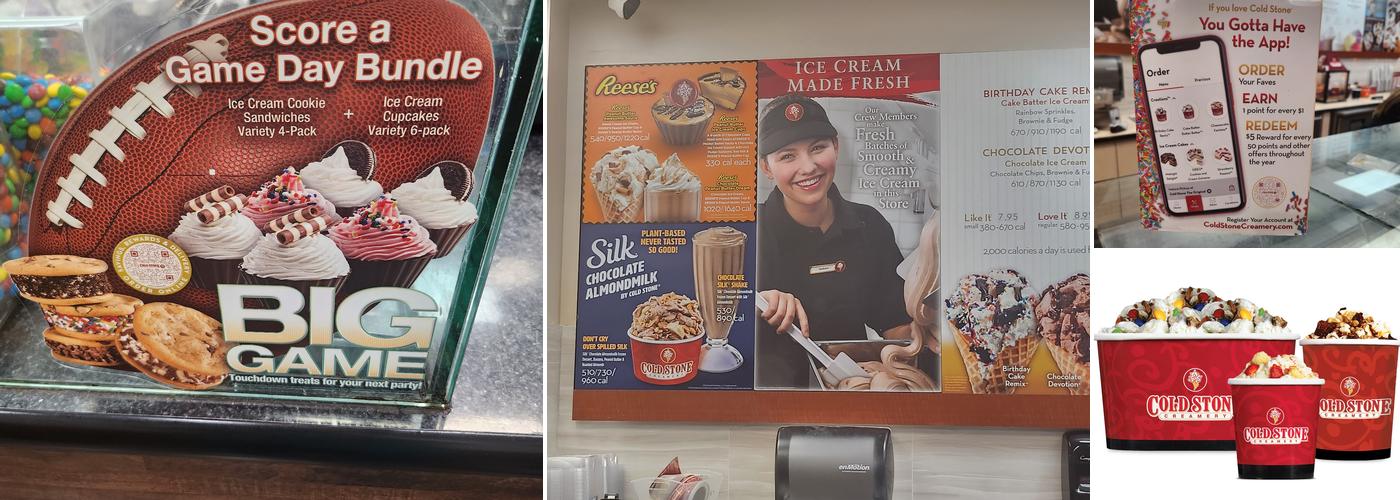 Cold Stone Creamery Menu