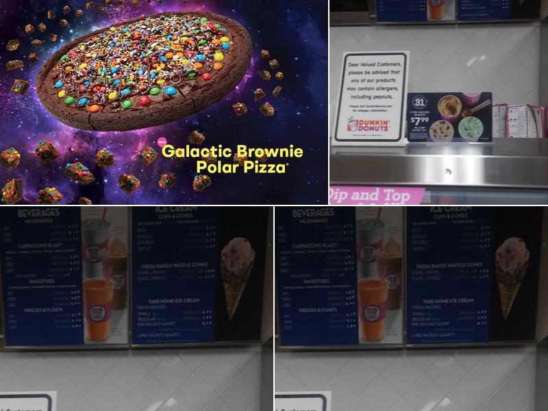 Baskin-Robbins Menu