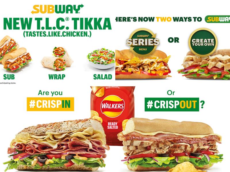 Subway Menu