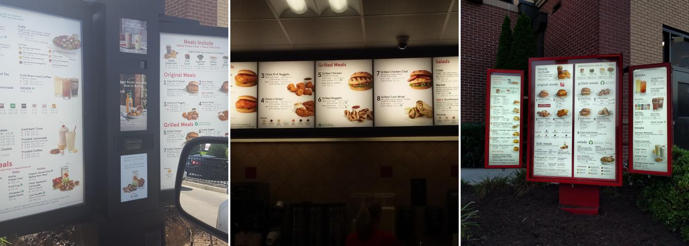 Chick-fil-A Menu