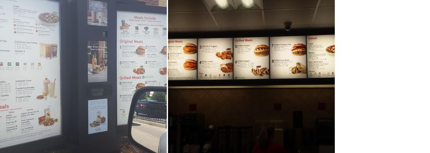 Chick-fil-A Menu