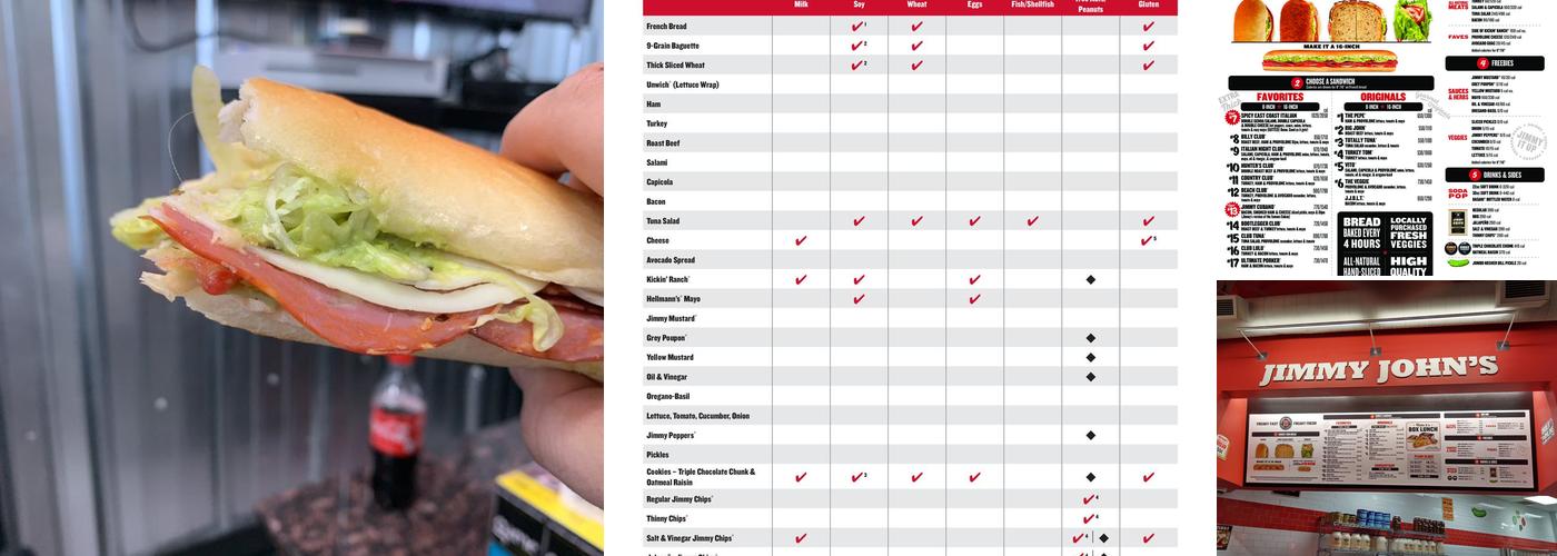 Jimmy John's Menu