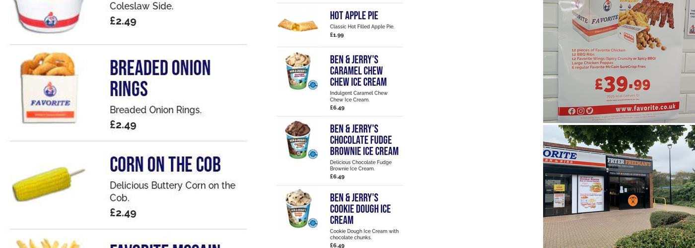 Favorite Chicken Great Linford Menu