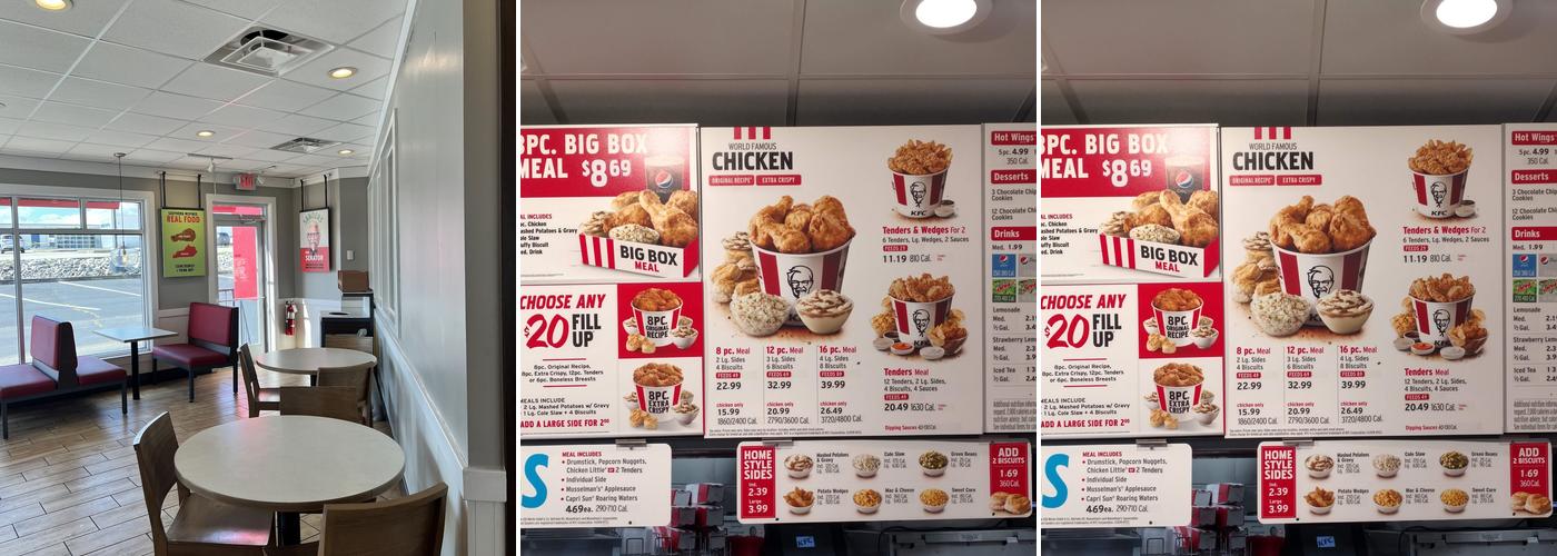 KFC Menu
