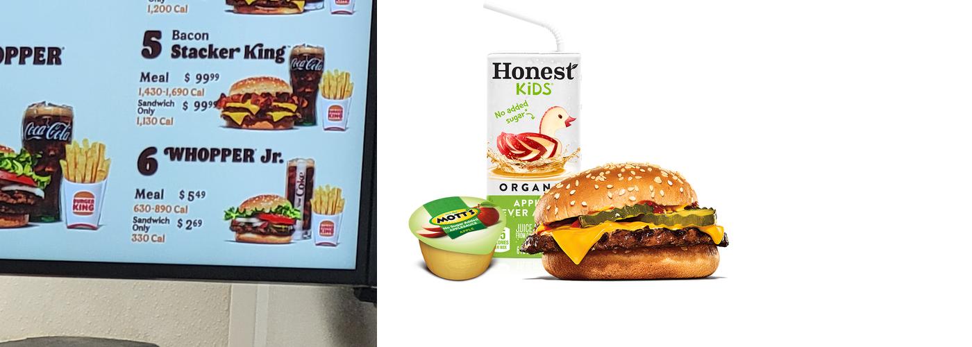 Burger King Menu