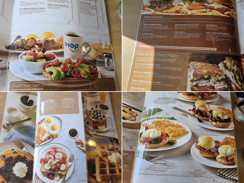 IHOP Menu