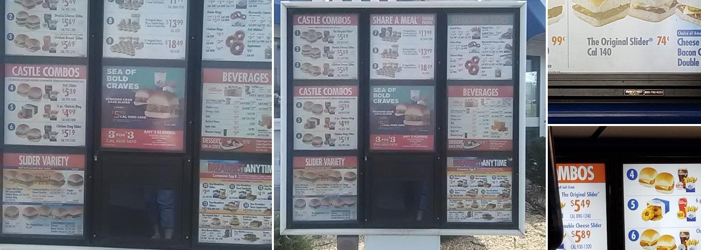 White Castle Menu