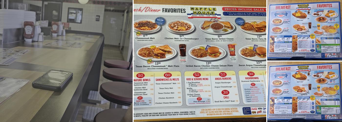 Waffle House Menu