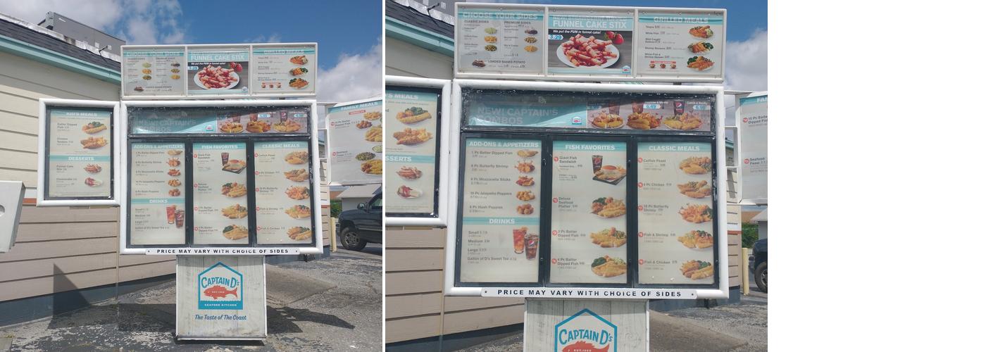 Captain D's Menu