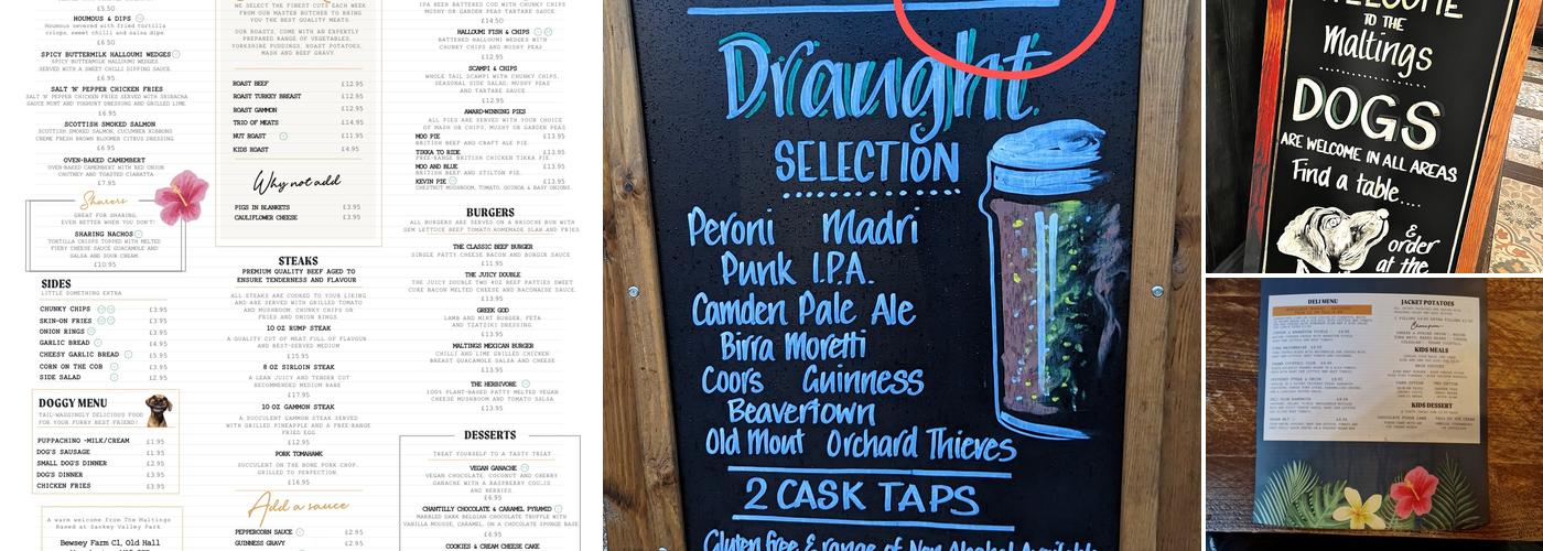 The Maltings Menu