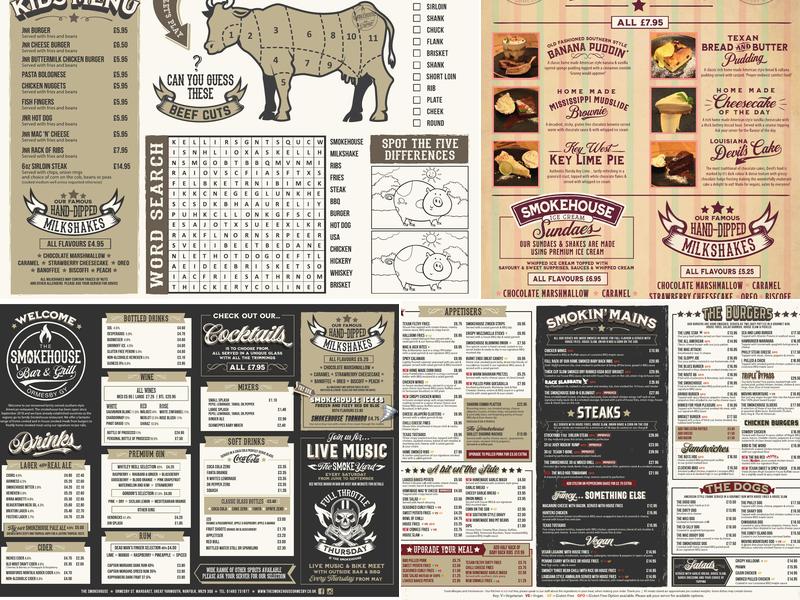 The Smokehouse Ormesby Menu