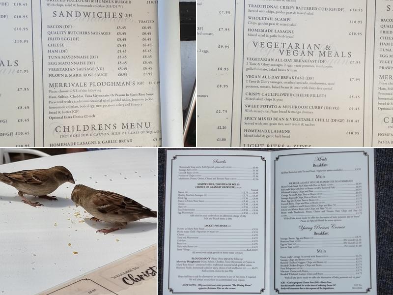 Christopher's at Merrivale Tea Room - Menu