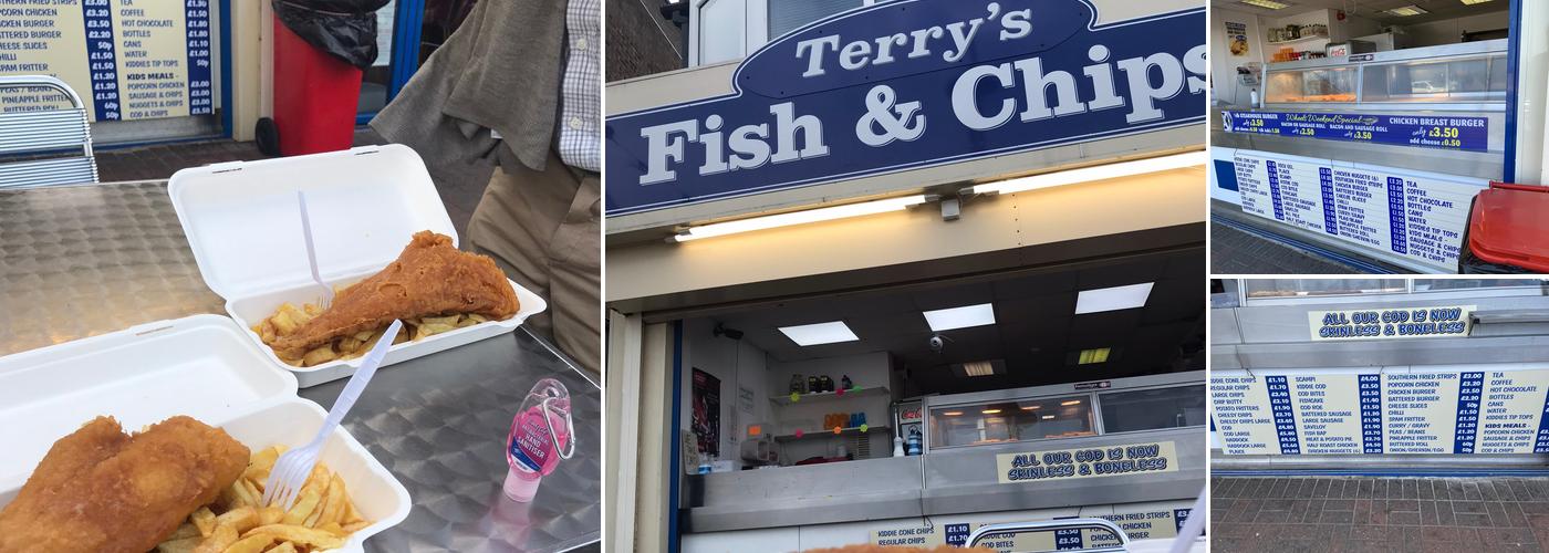 Terrys Traditional Fish & Chips Menu