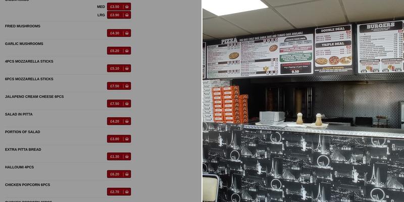 TEST-ME KEBAB & PIZZA Menu