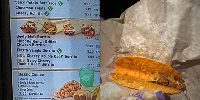 Taco Bell Menu