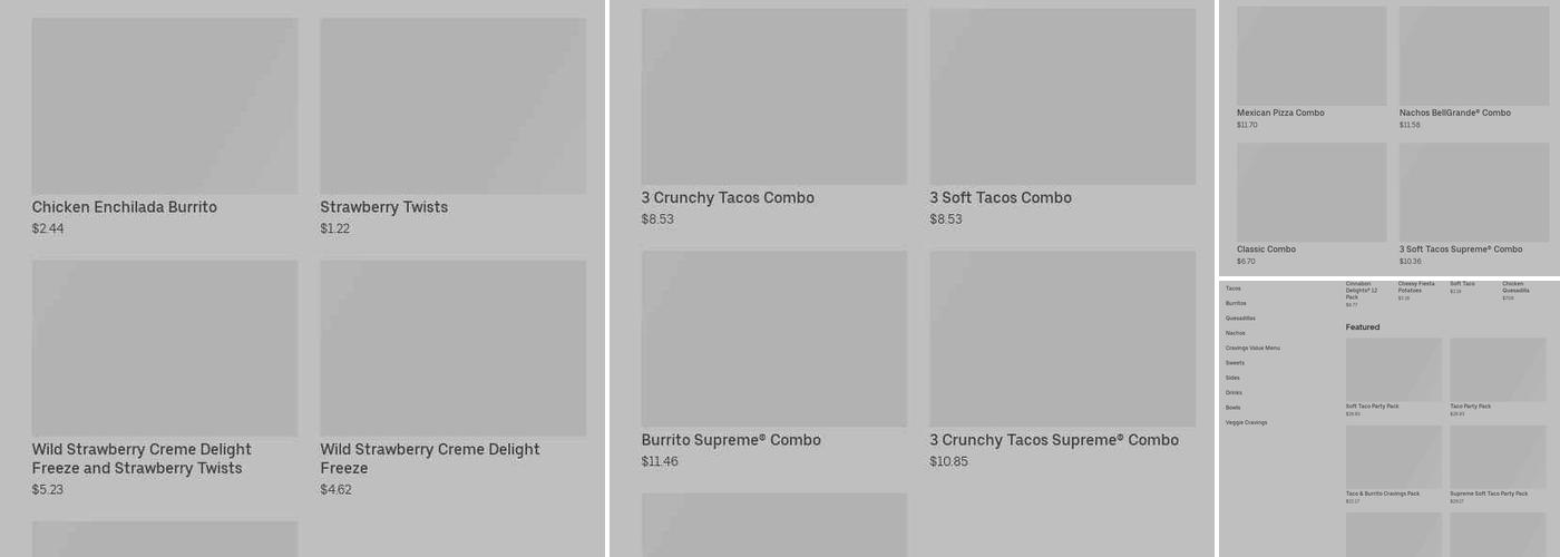 Taco Bell Menu