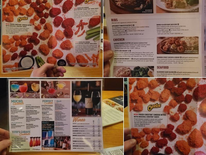 Applebee's Grill + Bar Menu