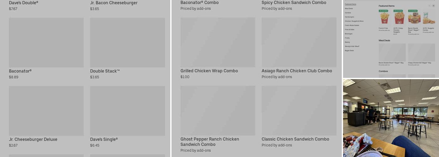 Wendy's Menu