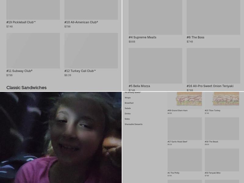 Subway Menu