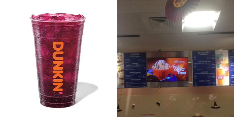 Dunkin' Menu
