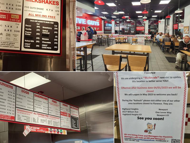 Five Guys Menu