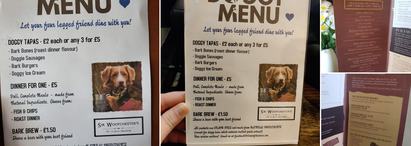 The Plough Grimsargh Menu