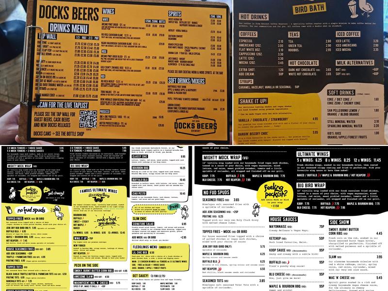 Mockingbird Streetfood Menu