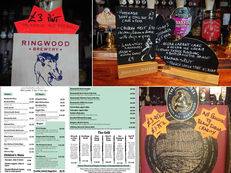 The Horse and Groom Menu