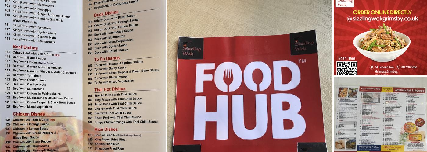 Sizzling Wok Menu