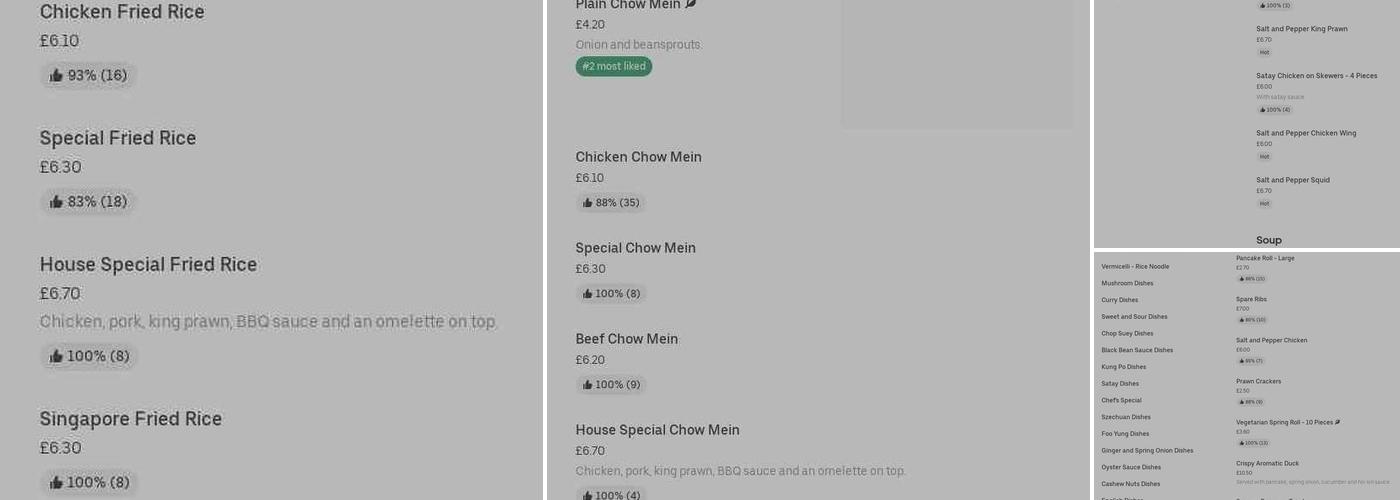 HONG KONG HOUSE Chinese Takeaway Menu