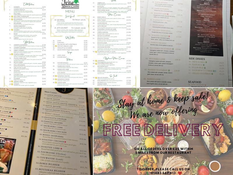 Jeita Restaurant Menu