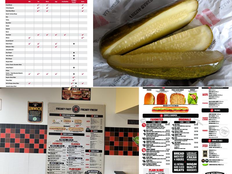 Jimmy John's Menu