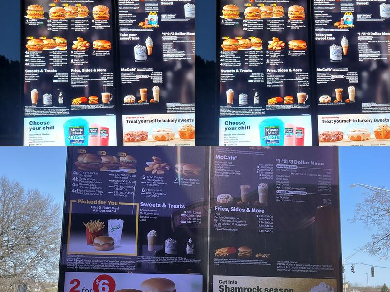 McDonald's Menu
