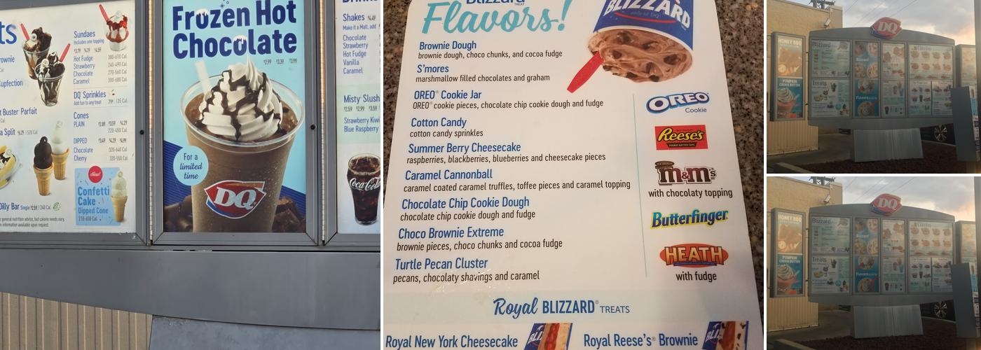 Dairy Queen Grill & Chill Menu