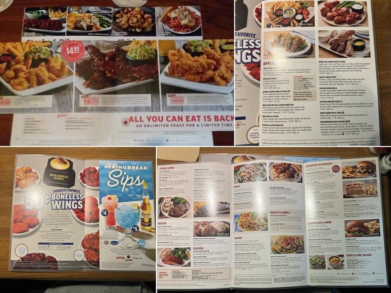 Applebee's Grill + Bar Menu