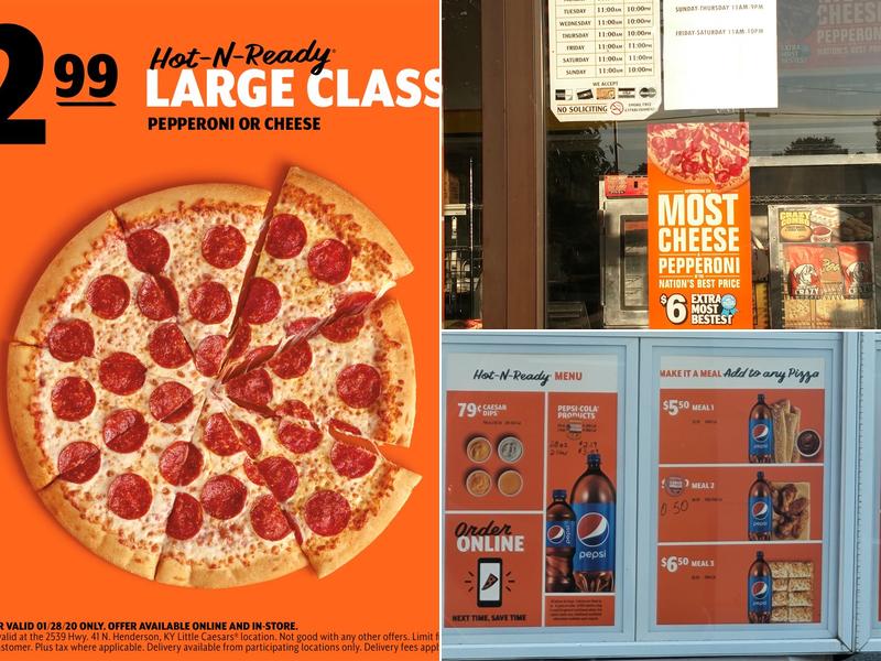 Little Caesars Pizza Menu