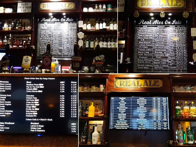 Waggon & Horses Menu