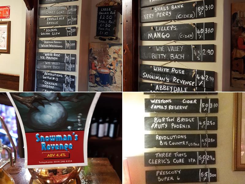 King Edward VII Menu