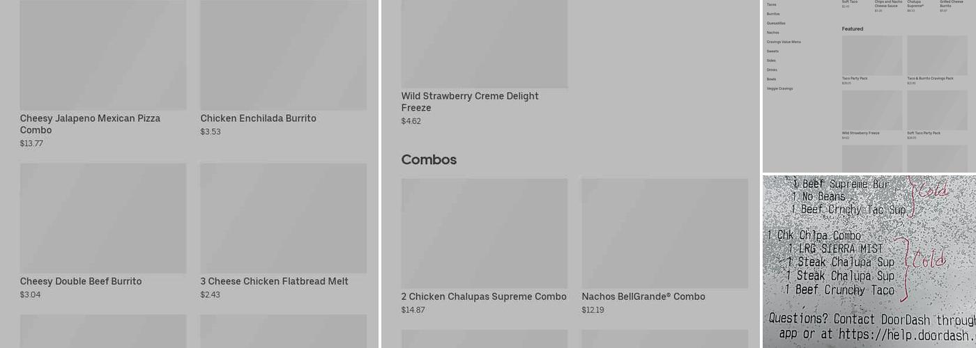 Taco Bell Menu