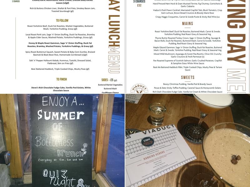 VIADUCT • PUB & KITCHEN Menu