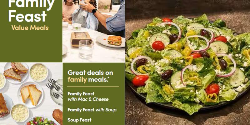 Panera Bread Menu