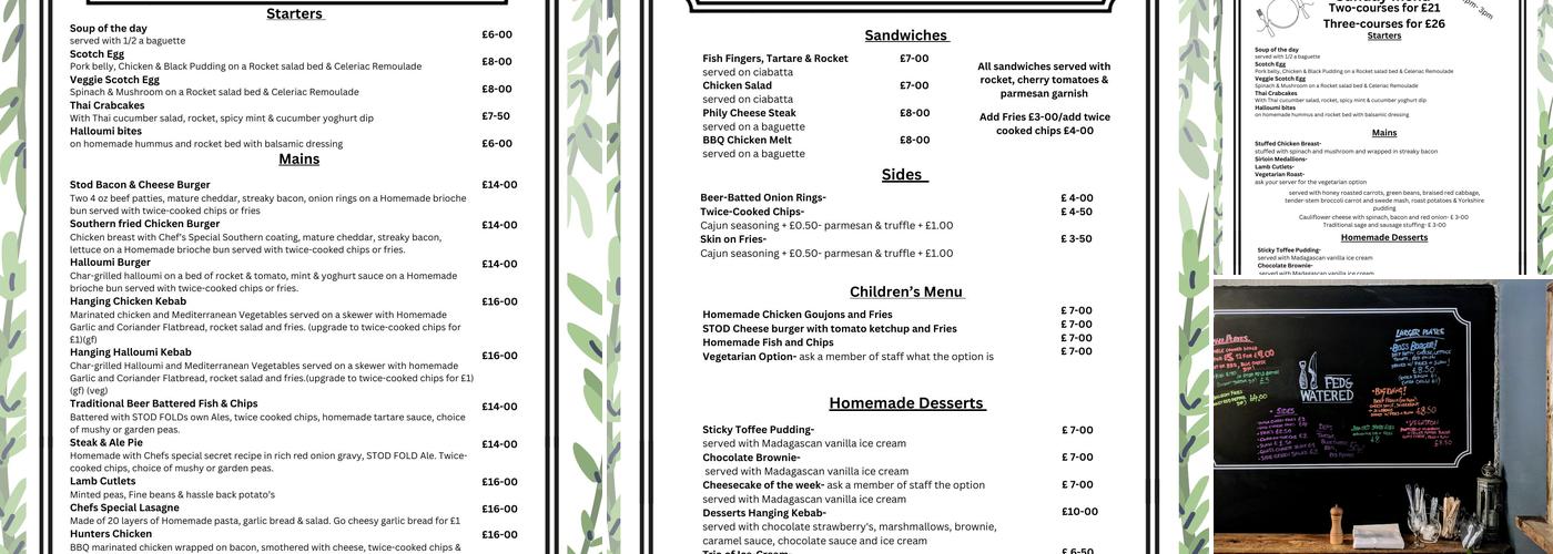 Stod Fold Menu