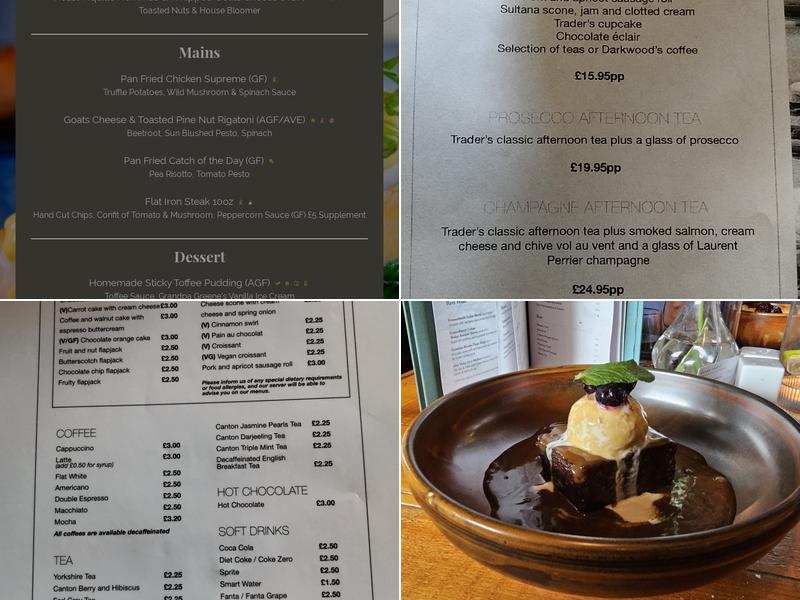 THE TRADING ROOMS Menu