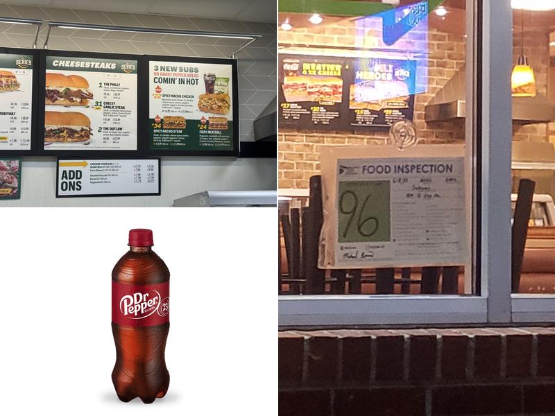SUBWAY Menu
