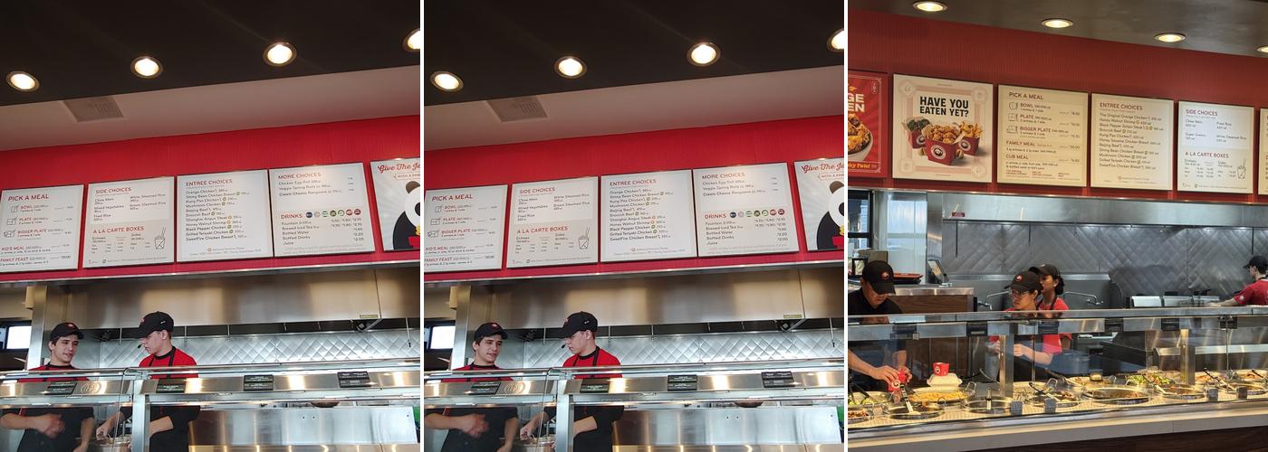 Panda Express Menu