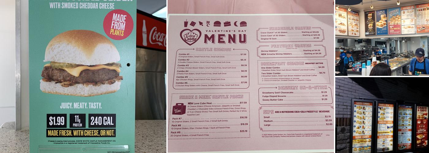 White Castle Menu