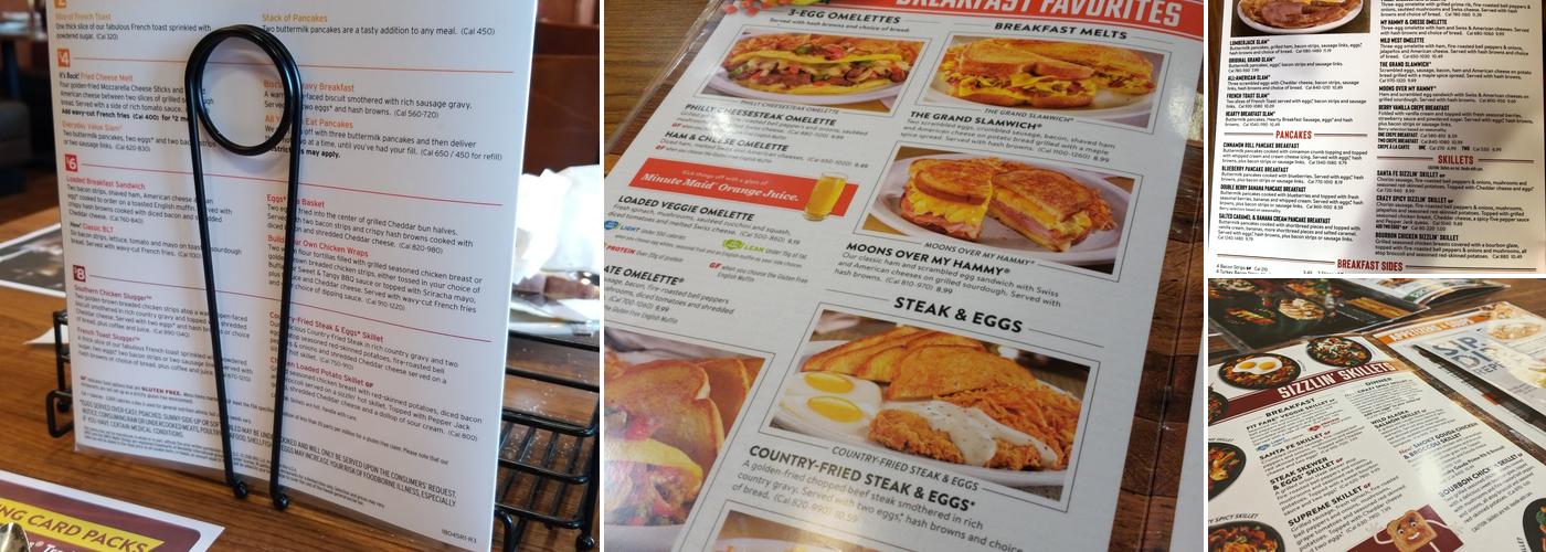Denny's Menu