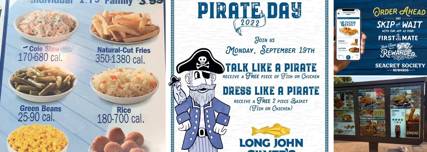 Long John Silver's Menu