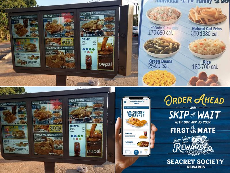 Long John Silver's Menu