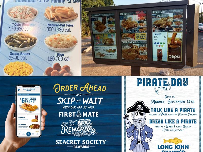 Long John Silver's Menu